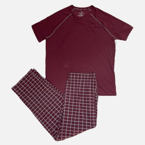 Tommy John Mens Supima Cotton/Modal Blend Marion 2-PC Sleepwear Pajama Set - Picture 2 of 4